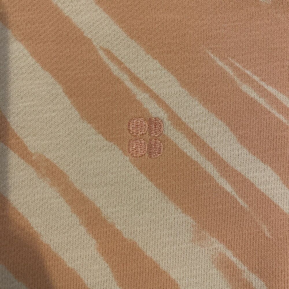 Sweaty Betty Orange Animal Print Crewneck Pullover Sweatshirt -Size‎ XXL - Picture 11 of 15